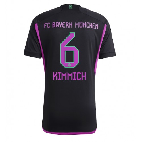 Fotbalové Dres Bayern Munich Joshua Kimmich #6 Venkovní 2023-24 Krátký Rukáv
